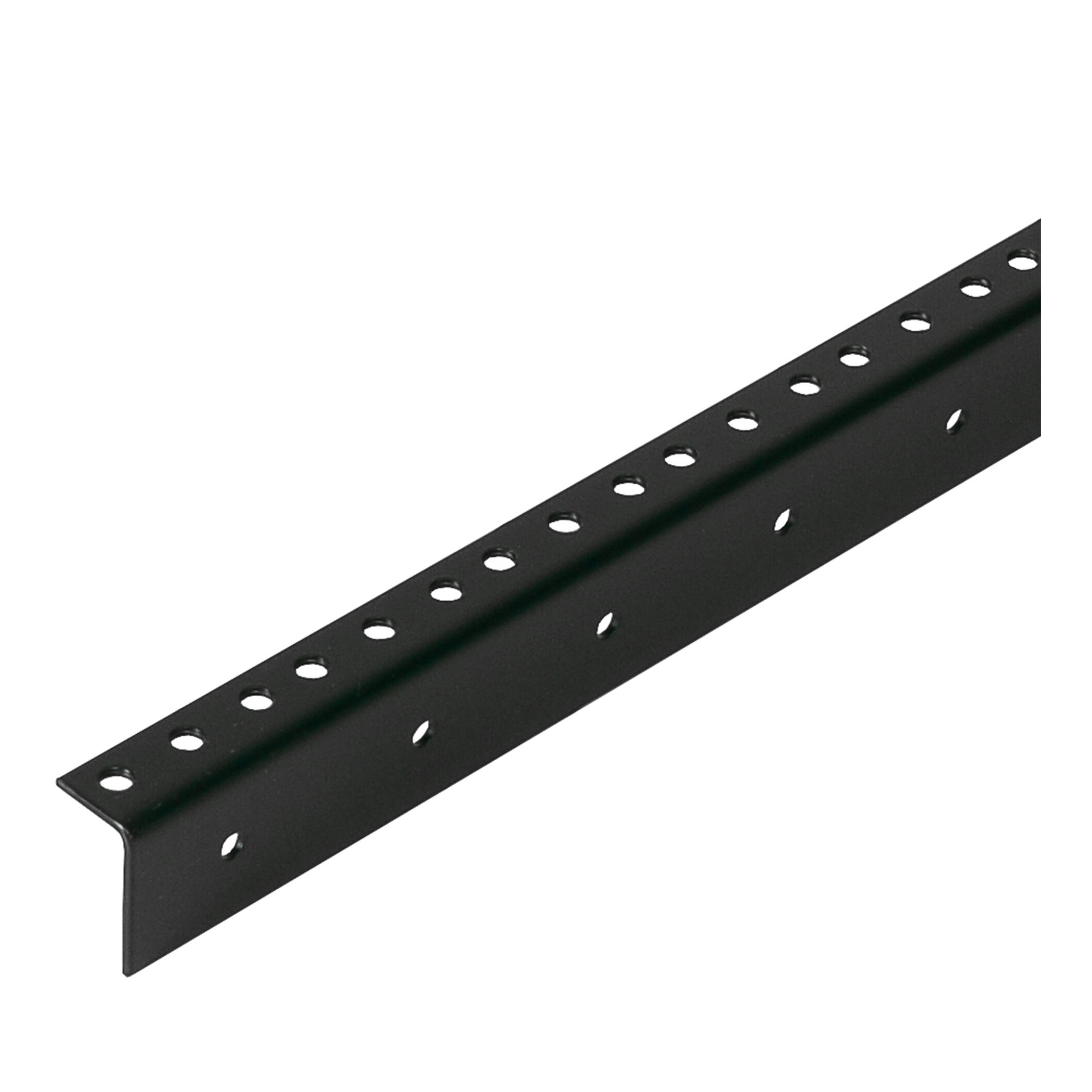 Rackschiene einfach mit M6 Gewinde (2 meter) - 6135-m6h