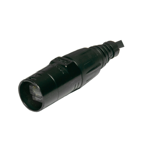 Ethercon RJ45 Stecker, Schwarz