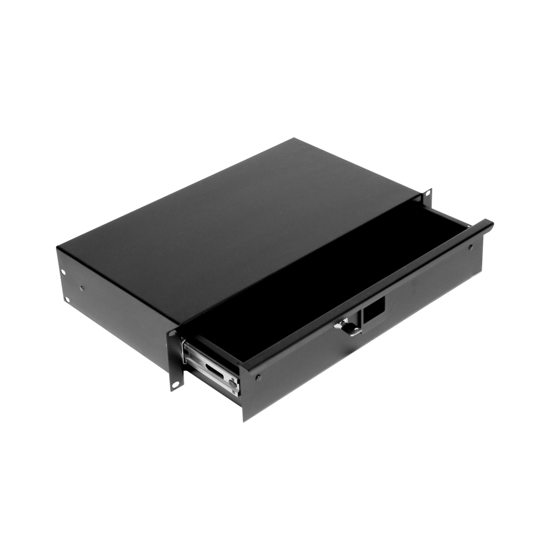 Cajon acero con llave 4U fondo 254mm - r1294k-10h