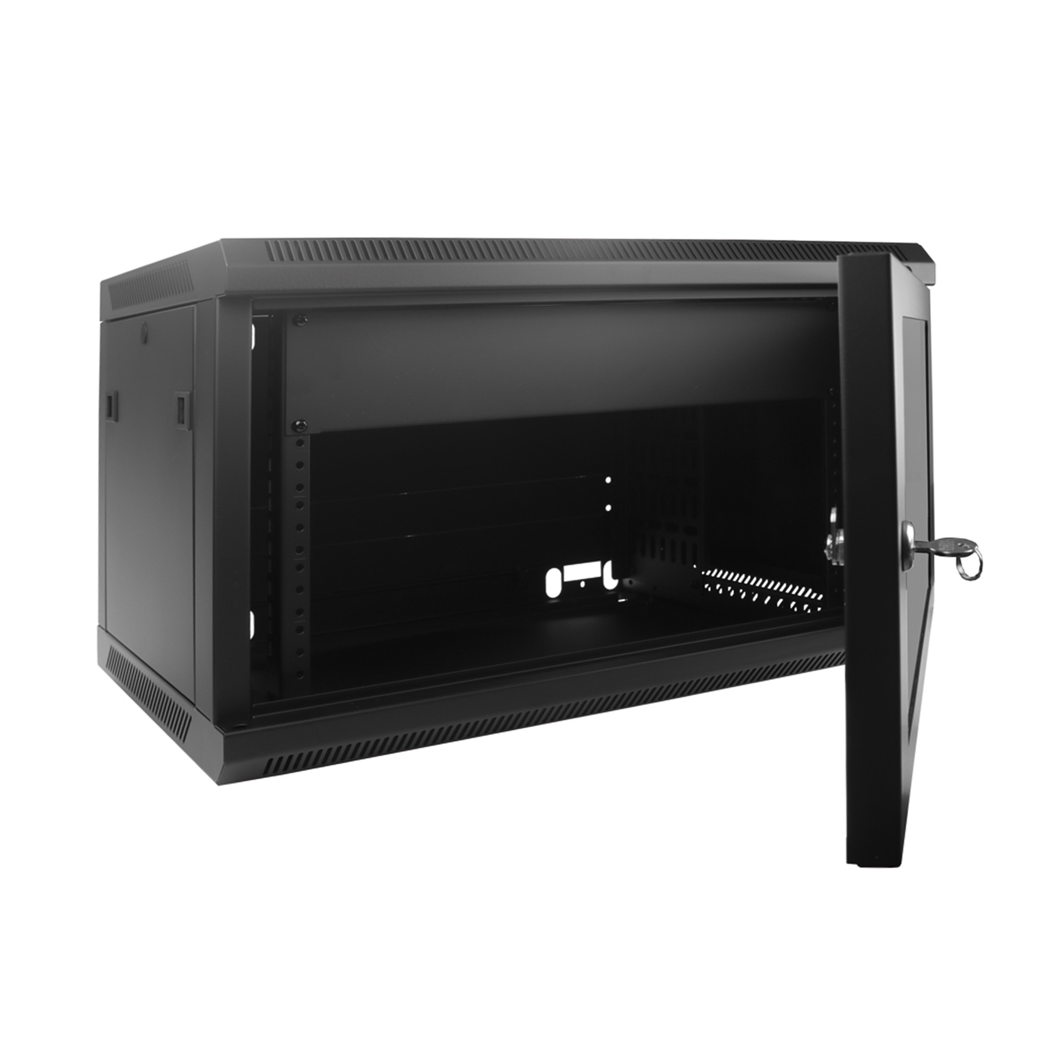 Rack pared 9U P.cristal tem. fondo 450 - r6409h