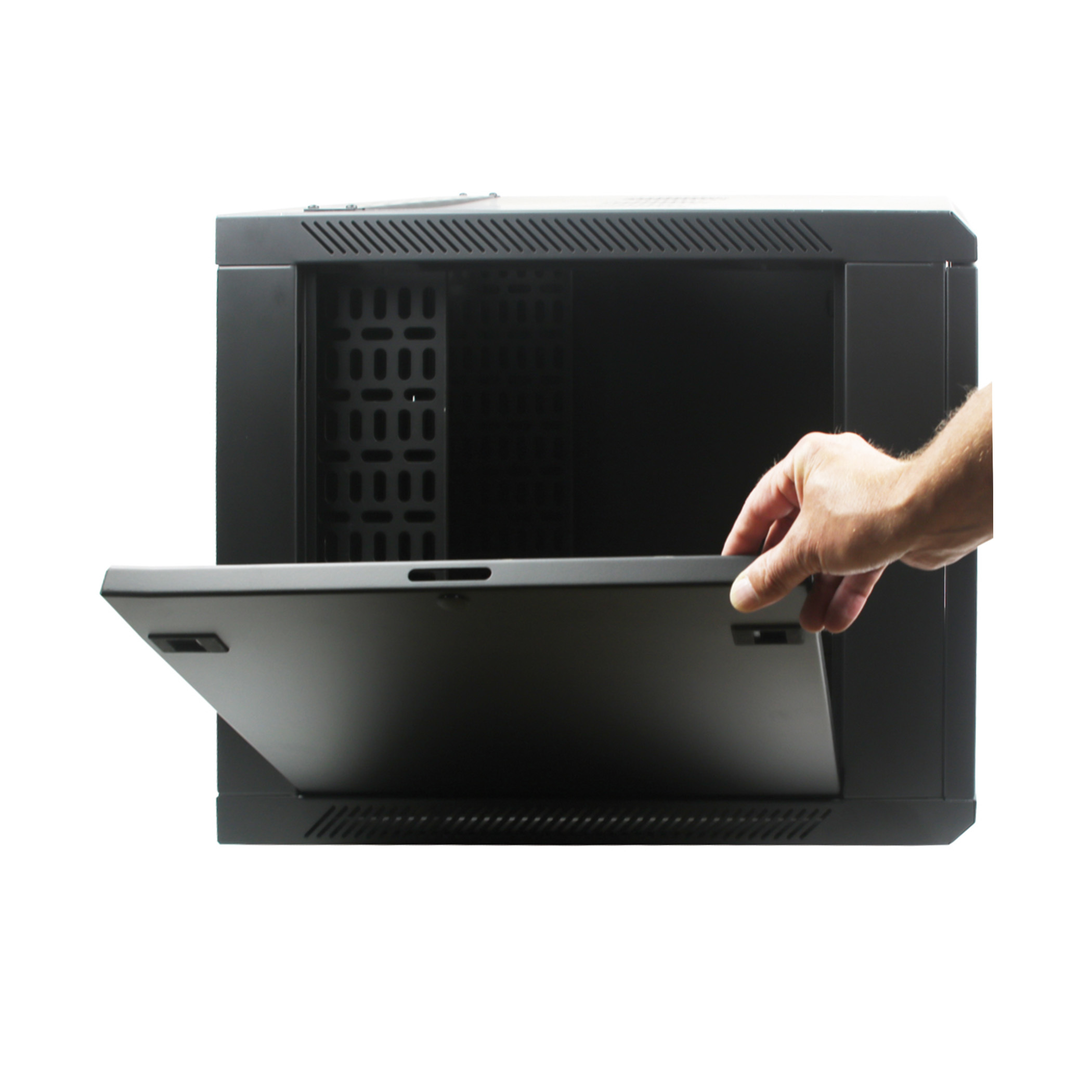 Rack pared 6U P.cristal tem. fondo 600 - r6606h