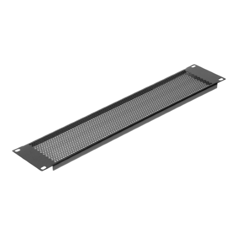 Placa acero 3U 19" vent. B.Plegados