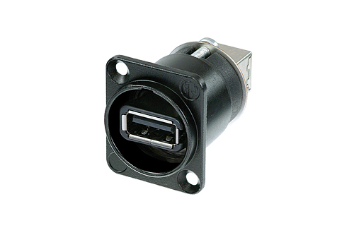 Neutrik - Adaptateur USB révèrsible noire - vn-nausb-bh