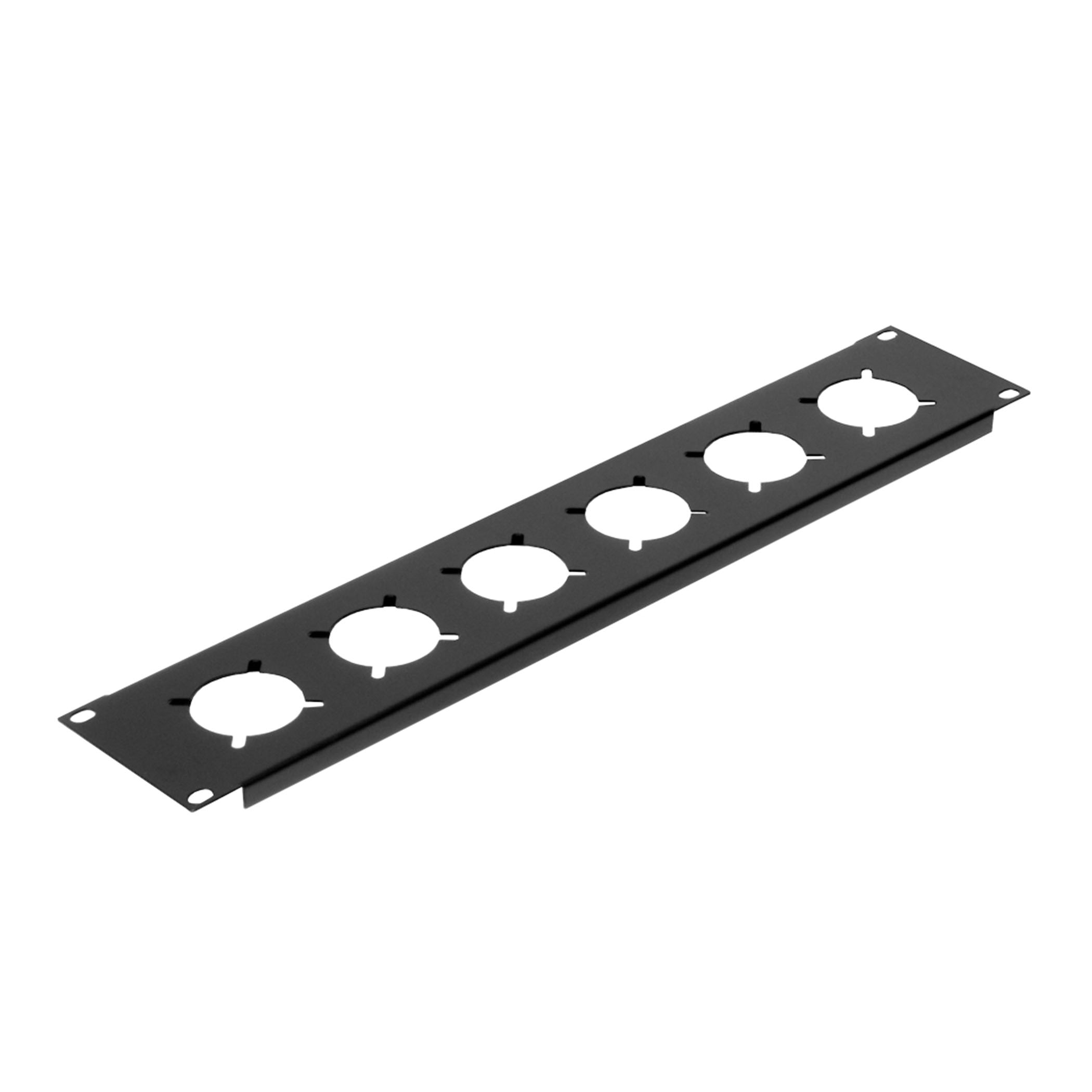 19" 2U Rack Panel, 6x Schuko - r1284-2ukh