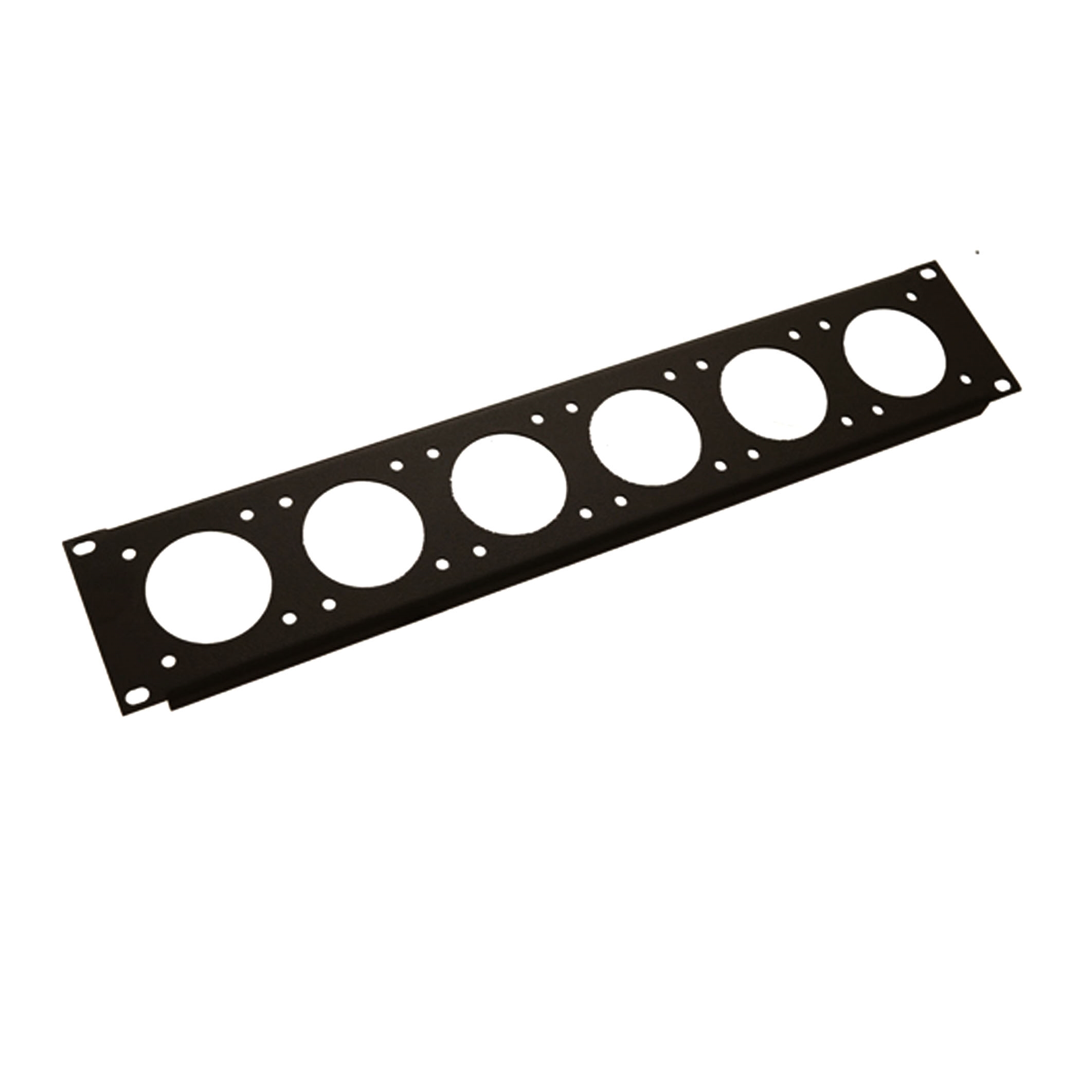 19" Rack Panel 2U, 6x 56mm dia - ri-0155h