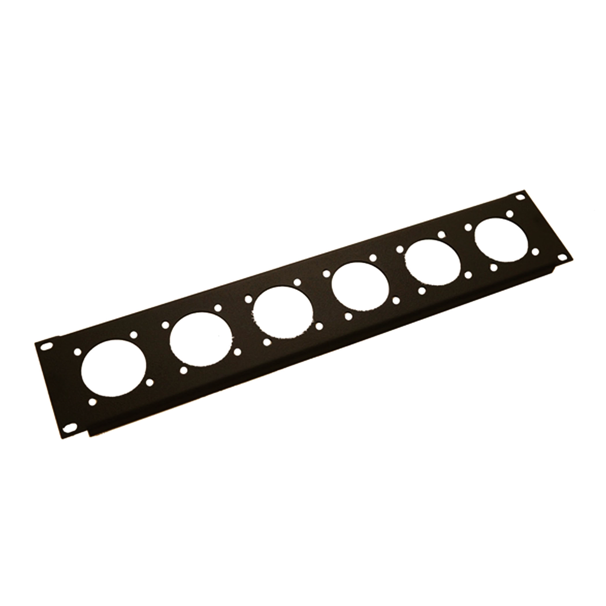 19" Rack Panel 2U, 6x 52mm dia - ri-0156h