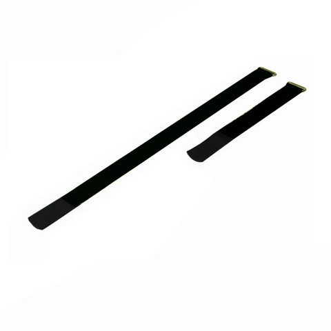 Cable Tie 410x25mm with Hook Black, (10 pieces)