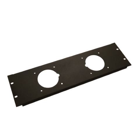 19" Rack Panel 3U, 2x 125A