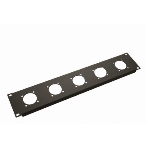 19" Rack Panel 2U, 5x Powerlock 400A